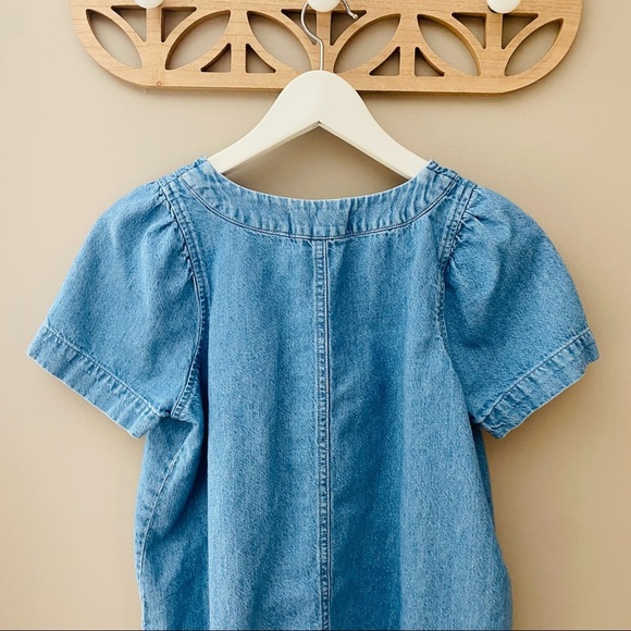 Madewell Denim Popover Swing Top Blue Sz XS/S - Picture 7 of 8